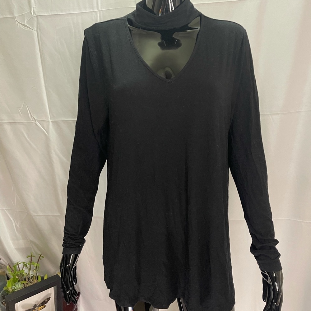 Lane Bryant Button Collar Tunic 14/16